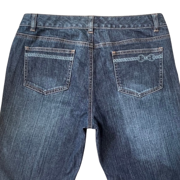 Michael Kors Jeans Mid Rise Boot Cut Medium Blue Wash Women’s Denim 10 - Picture 5 of 16